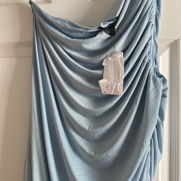 Eloquii ruched one shoulder dress - Picture 8 of 8